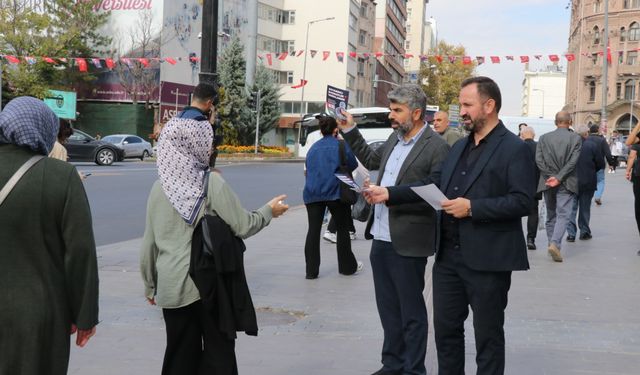 HÜDA PAR Ankara'da fotoğraf sergisi açarak imza kampanyası başlattı