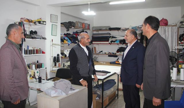  HÜDA PAR Bingöl İl Başkanı Alpaya’dan pasaj esnafına ziyaret