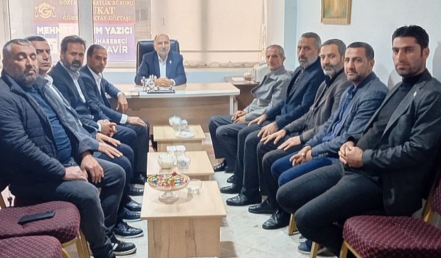 HÜDA PAR Bingöl İl Başkanlığından muhtarlara ziyaret