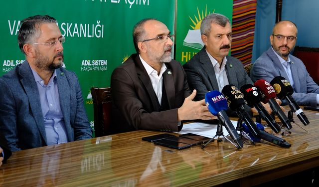 HÜDA PAR Genel Başkan Yardımcısı Sağlam: Van'da Kürt Meselesine İnsani Çözüm Çalıştayı düzenleyeceğiz