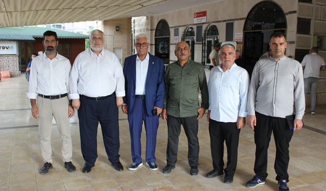 HÜDA PAR heyetinden Mezitli esnafına ziyaret