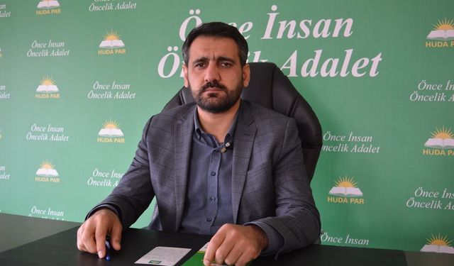 HÜDA PAR İl Başkanı Tekin: Yıllardır festivaller yapıldı ama bir tek sanayi fuarı düzenlenmedi