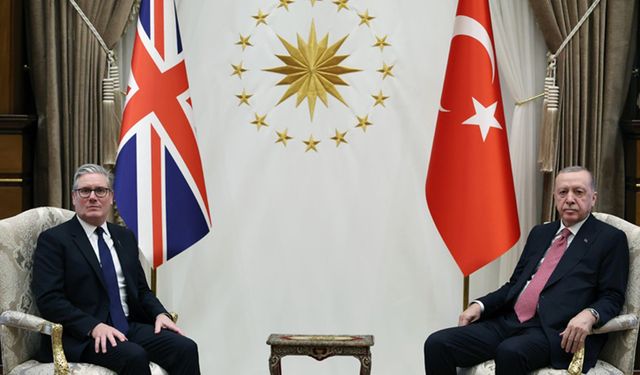 İngiltere Başbakanı Starmer Cumhurbaşkanlığı Külliyesinde