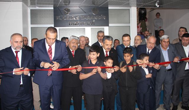 Cizreli hayırsever iş adamının desteği ile mahalleye kadın taziye evi kazandırıldı