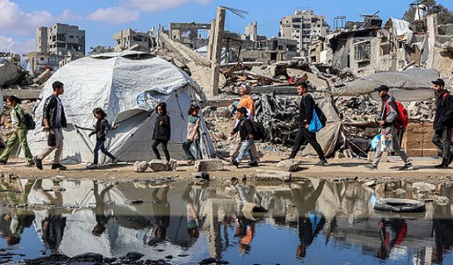 Gazze'deki sivil savunma uyarıyor: Yerinden edilen insanlar sert bir kışın eşiğinde