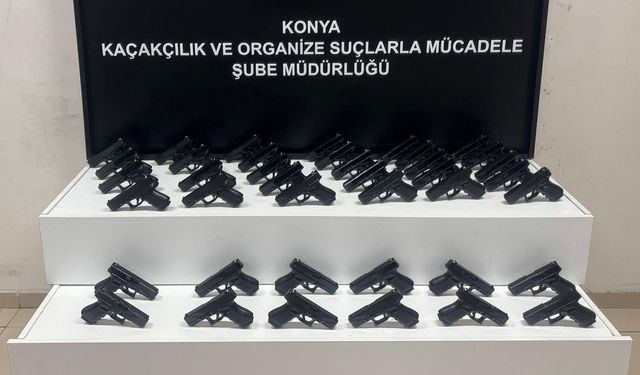 Konya'da yasa dışı silah operasyonu