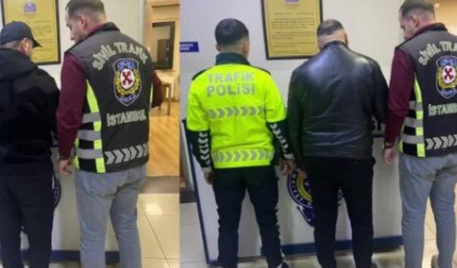 Ters yönde araç kullanarak trafik güvenliğini tehlikeye atan 2 kişi yakalandı