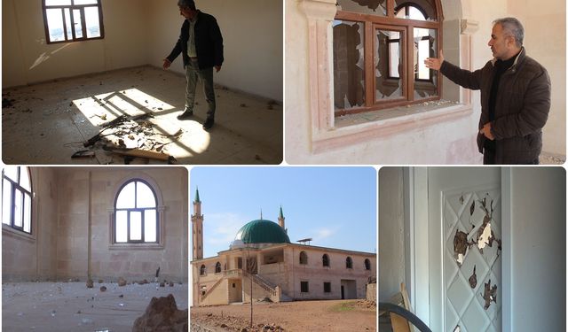 Cizre’de yeni inşa edilen cami sahipsiz kaldı, madde kullanım alanına dönüştü