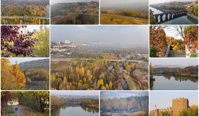 Diyarbakır'da sonbahar renkleri şehri süsledi