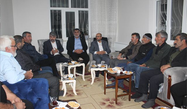 HÜDA PAR, Baskil Demirlibahçe köyünde vatandaşlarla buluştu