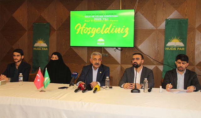 HÜDA PAR Batman İl Başkanlığı'ndan sulh ve uzlaşı raporu
