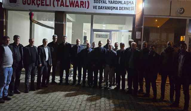 HÜDA PAR heyetinden Gökçeli (Talwarı) Köyü Derneğine ziyaret