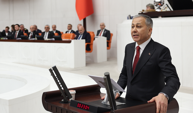 İçişleri Bakanı Yerlikaya, TBMM Genel Kurulunda bakanlığının 2026 yılı bütçesini sundu