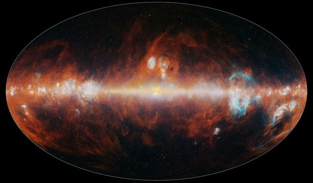 NASA’nın SPHEREx gözlemevi tüm gökyüzünün ilk haritasını çıkardı