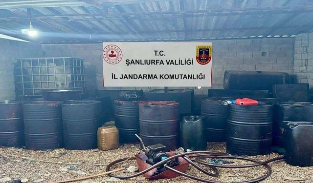 Şanlıurfa’da 3 bin 900 litre kaçak akaryakıt ele geçirildi