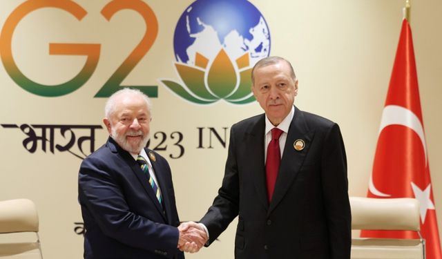 Cumhurbaşkanı Erdoğan, Brezilya Devlet Başkanı'yla görüştü