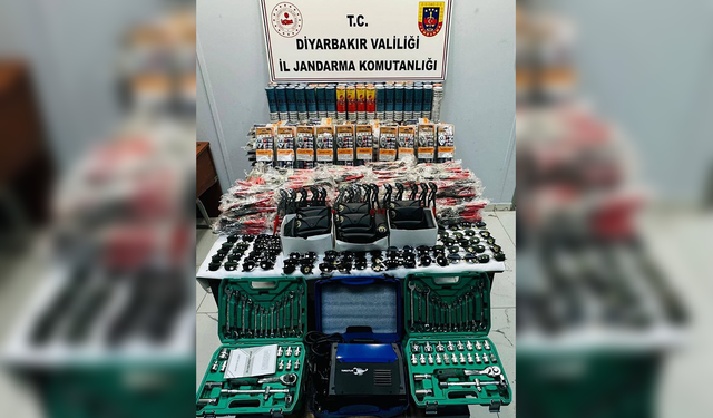 Diyarbakır’da kaçakçılık operasyonları: 31 şüpheli hakkında işlem
