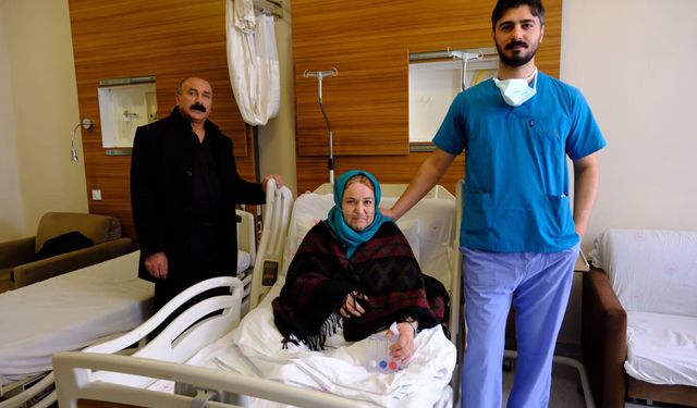 Van’da kalbinde 4 santim kitle bulunan kadın sağlığına kavuştu