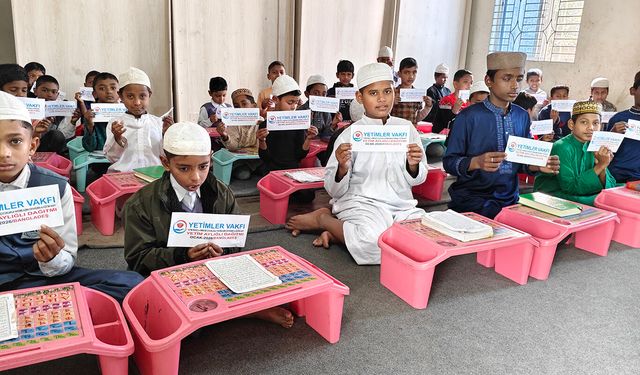 Yetimler Vakfı, Bangladeş'te ocak ayı yetim aylıklarını dağıttı