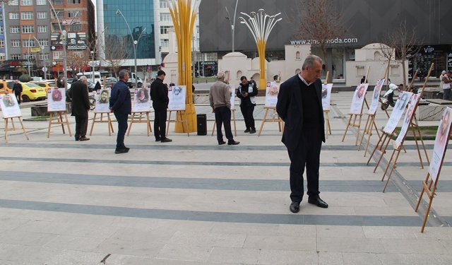 Batman'da İslam şehitleri resim sergisi açıldı