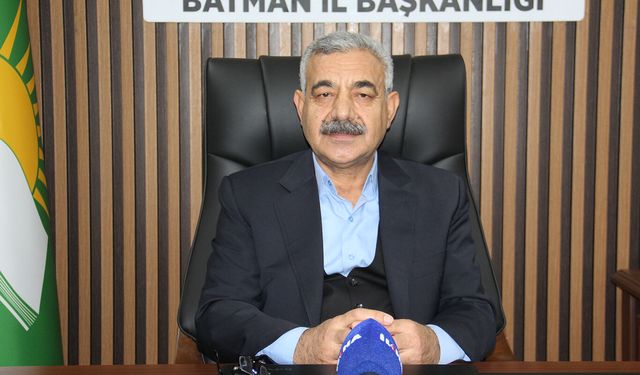 HÜDA PAR Batman İl Başkanı Şahin'den Kürtçe seçmeli ders çağrısı