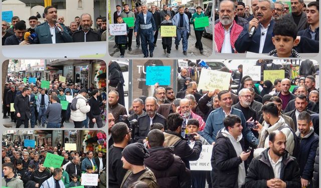 HÜDA PAR Batman İl Teşkilatı'ndan Kürtçe anadil yürüyüşü