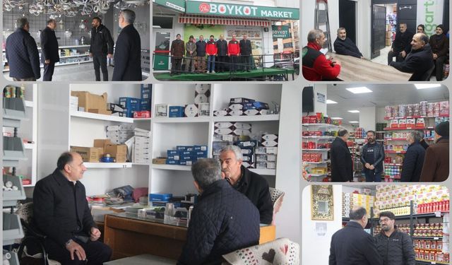 HÜDA PAR Bingöl İl Başkanlığı İnallı Mahallesi esnafını ziyaret etti