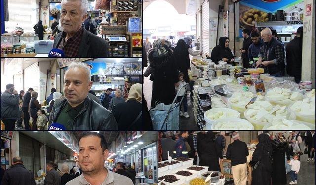 Ramazan bereketi çarşıya canlılık getirdi