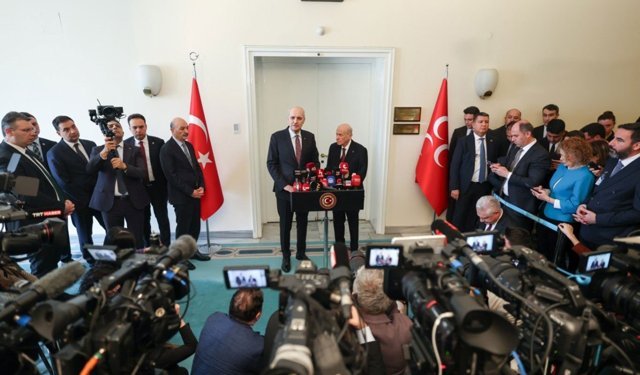 TBMM Başkanı Kurtulmuş'tan Bahçeli'ye ziyaret