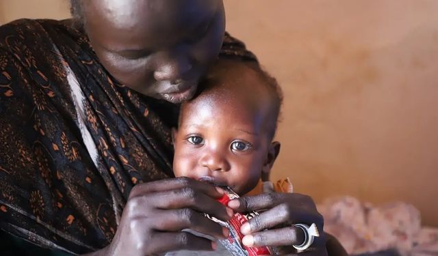 UNICEF: Güney Sudan'da 450 binden fazla çocuk yetersiz beslenme riski altında