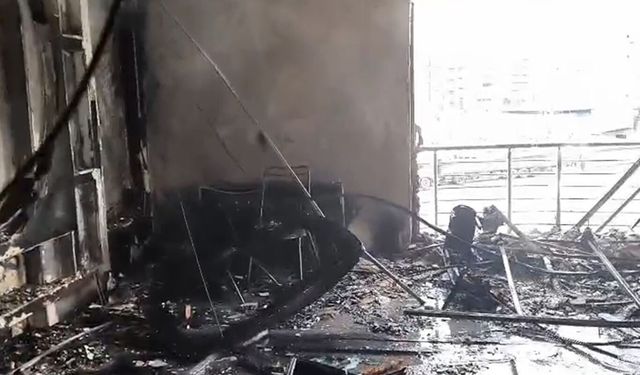 Batman'da bir evde çıkan yangında ev eşyaları kullanılamaz hale geldi