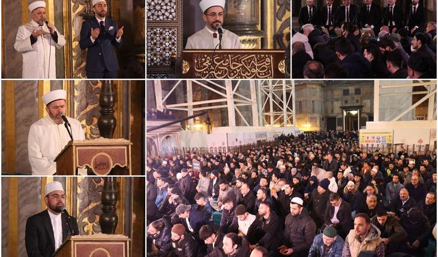 Kadri Gecesi Ayasofya'da dua ve zikirlerle ihya edildi