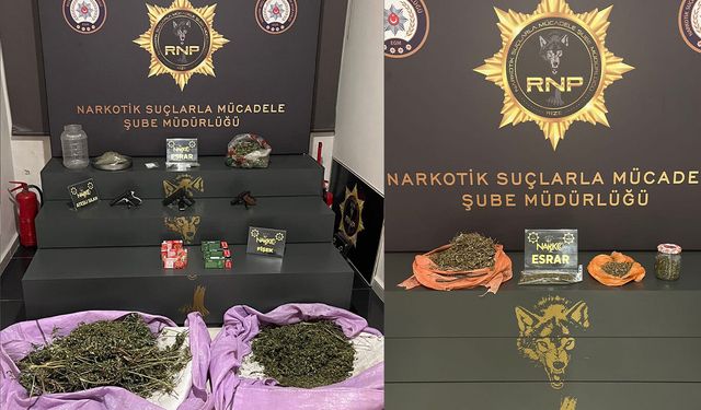 Rize’de uyuşturucu operasyonu: 13 tutuklama