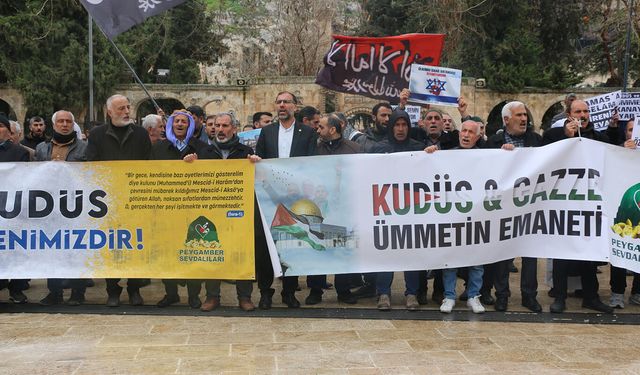 Şanlıurfa’da 'Dünya Kudüs Günü' açıklaması: Küresel barış, Kudüs'ün özgürlüğüne bağlı