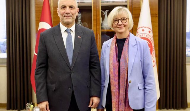 Ticaret Bakanı Bolat, Almanya’nın Ankara Büyükelçisi Sorg ile görüştü