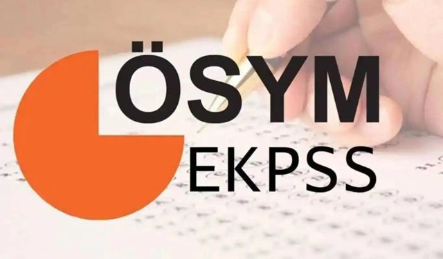EKPSS pazar günü yapılacak