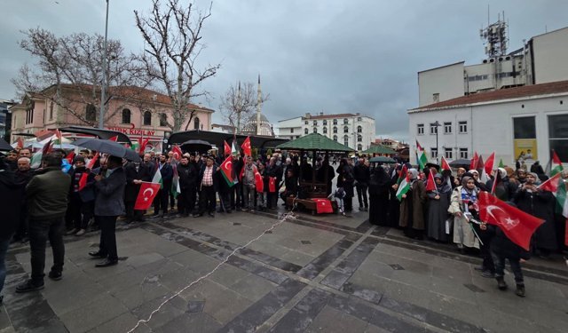 Elazığ'da siyonist rejimin idam kararlarına karşı basın açıklaması düzenlendi