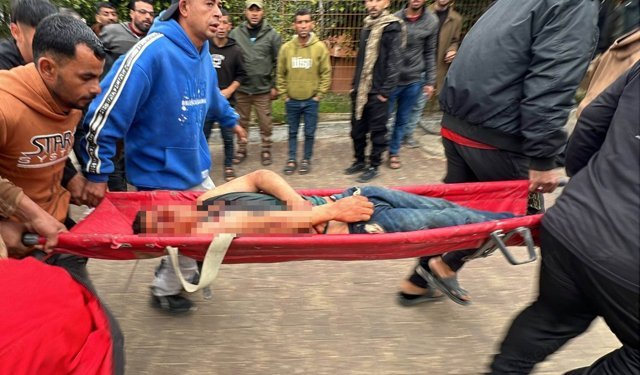 Gazze'de işgalci saldırısı: Bir şehit, 4 yaralı