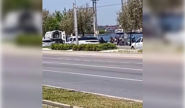 Güzelyalı-Göztepe sahilinde denize düşen kadın kurtarıldı