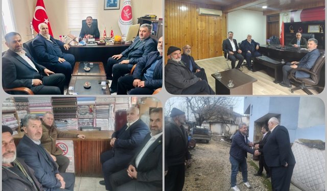 HÜDA PAR Mersin İl Başkanı Demir’den Çamlıyayla’ya ziyaret