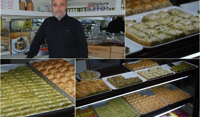 İzmir Kemeraltı Çarşısı'nda 40 yıllık lezzet ustası Kaya özgün tatlılarıyla fark oluşturuyor