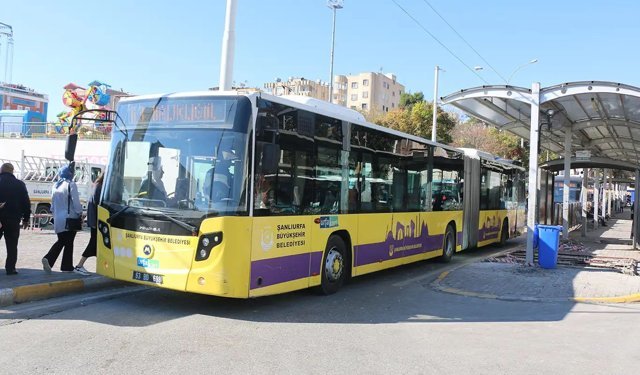 Şanlıurfa'da 1 Mayıs'ta toplu taşıma ücretsiz olacak