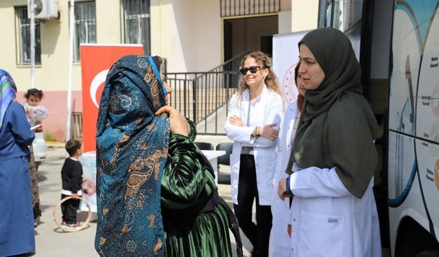 Şanlıurfa'da Roman vatandaşlara sağlık desteği