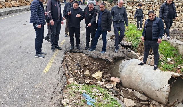 Siirt'te sel sonrası hasar tespit çalışmaları başlatıldı