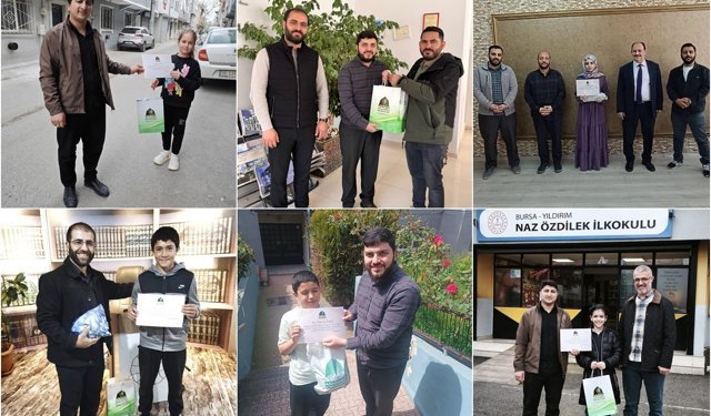 Siyer Yarışması'nda Bursa'da dereceye girenler ödüllendirildi