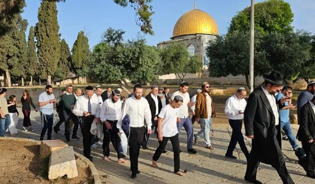 Siyonist Yahudiler, 40 gün sonra Mescid-i Aksa'ya baskın düzenledi