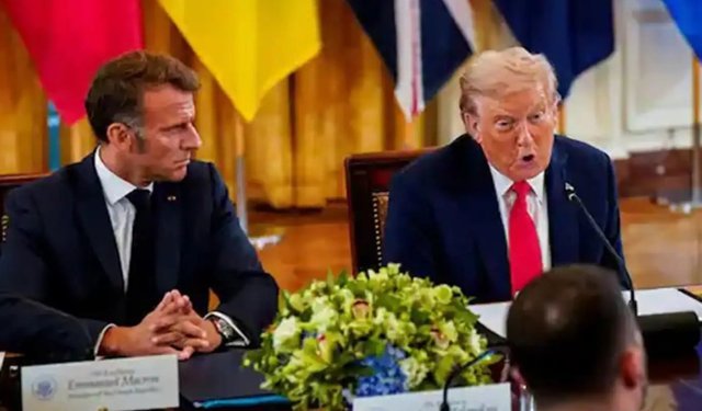 Trump’tan Macron’a sert sözler