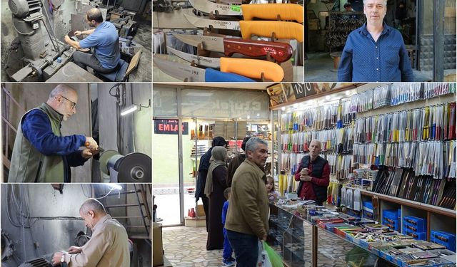 700 yıllık Bursa bıçağında satış ve bileme mesaisi başladı