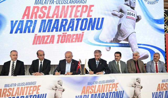 Arslantepe Yarı Maratonu'nun protokolü imzalandı
