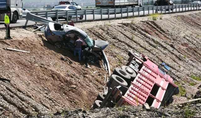 Batman girişinde feci kaza: Bir ölü, 2 ağır yaralı